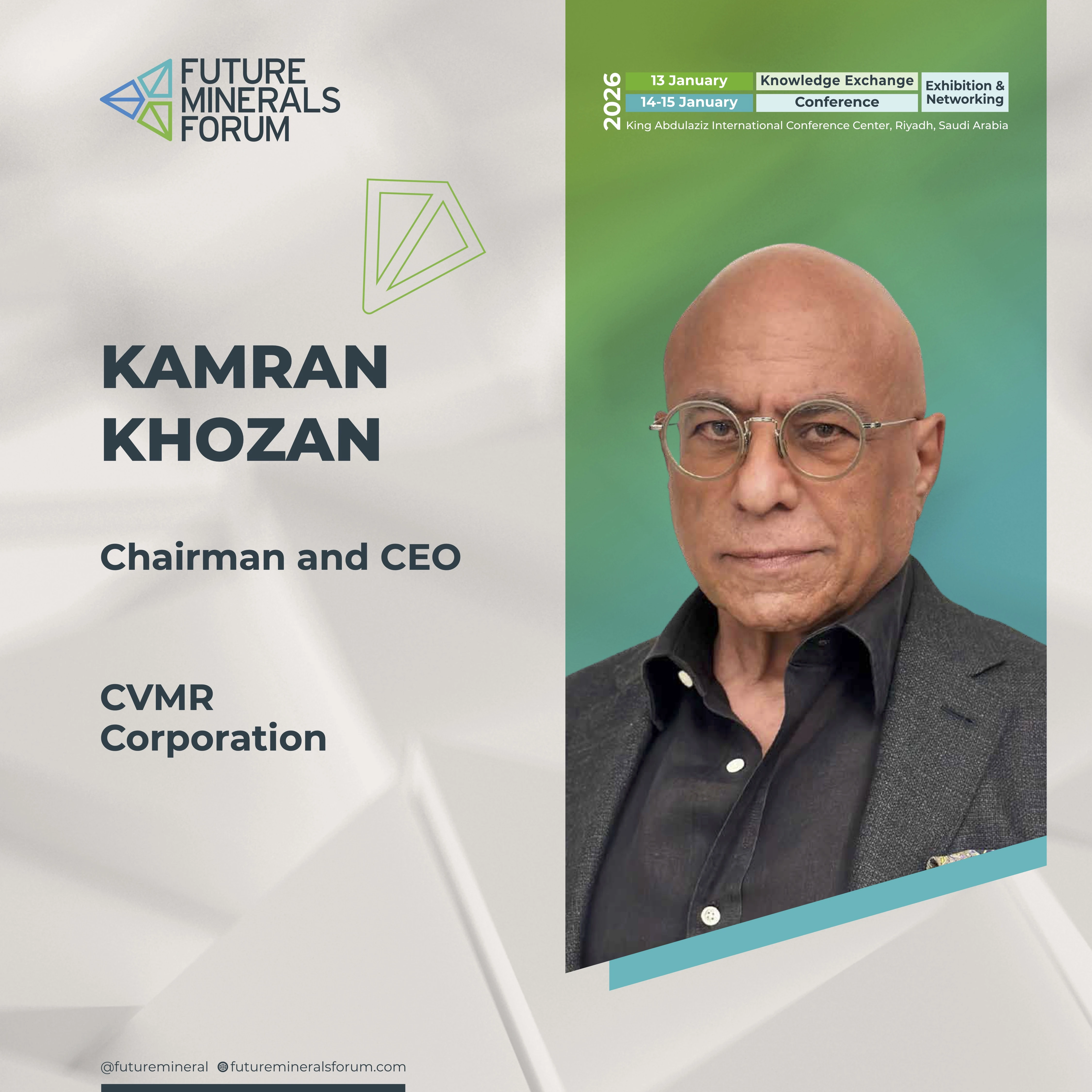 CVMR at the Future Minerals Forum (FMF) 2026