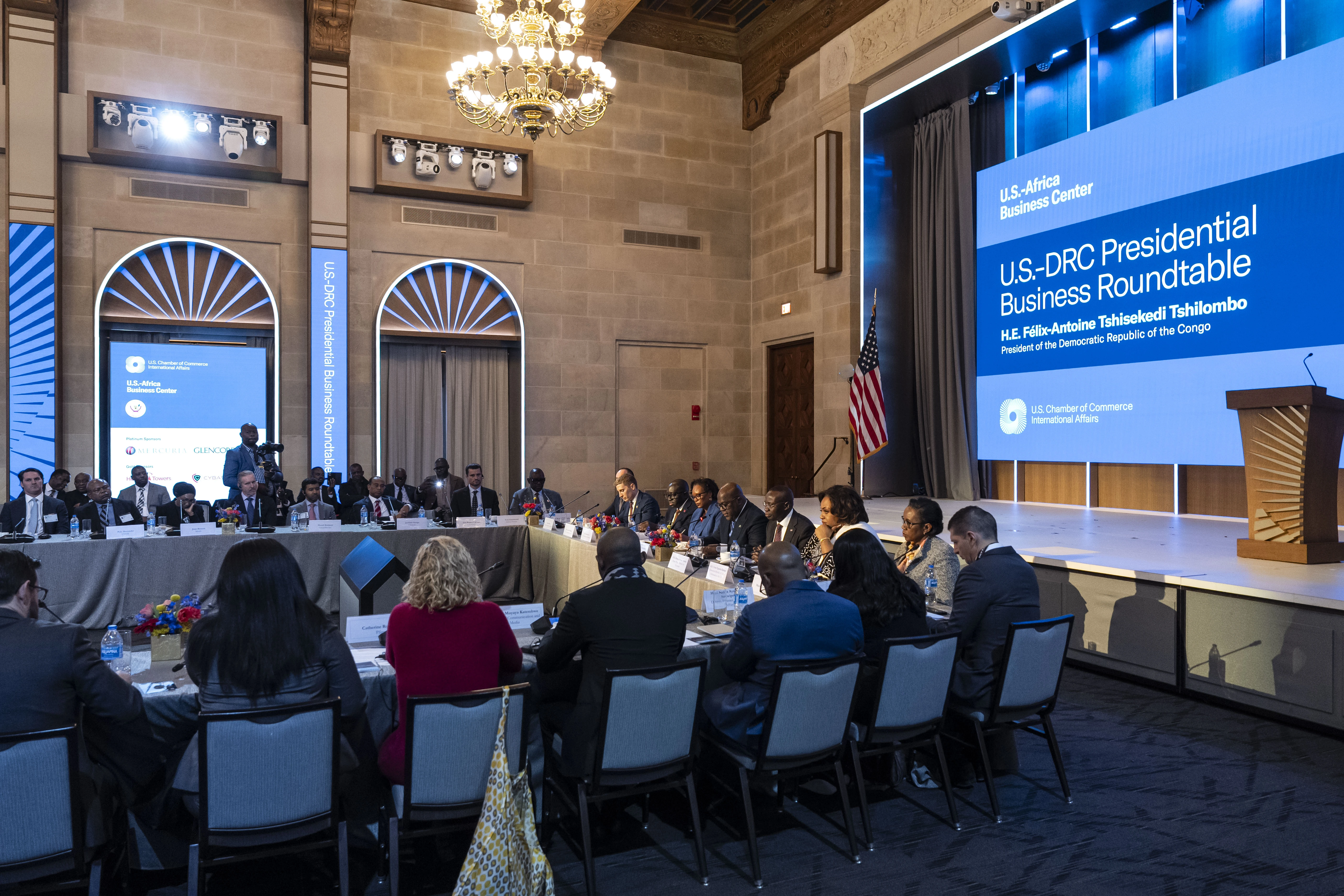 CVMR at the DRC Presidential Business Roundtable Hosted by the U.S. Chamber of Commerce