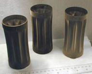 0.5mm thick nickel seamless net shapes formed from 1 aluminum master, used for sonar equipment by the Canadian Navy