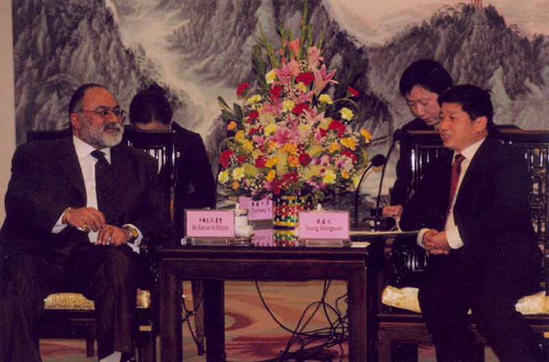 Kamran Khozan's third meeting with the govenor of Jiangxi Province
